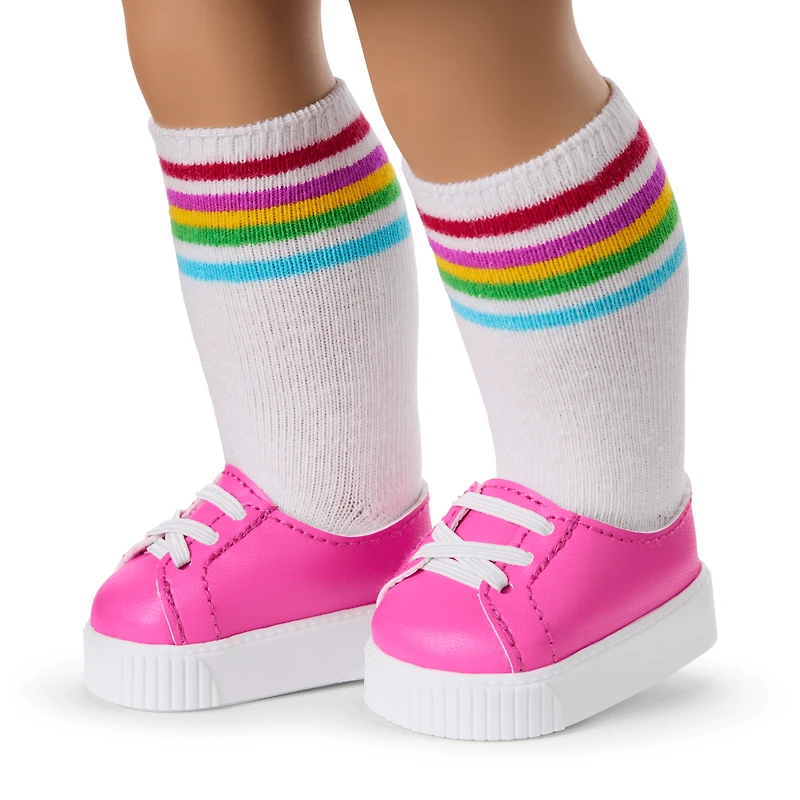 Truly Me™ 18-inch Doll #117 with wavy dark-brown hair