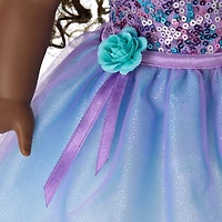 Truly Me™ #127 Doll & Dance All Day Set with curly dark-brown hair
