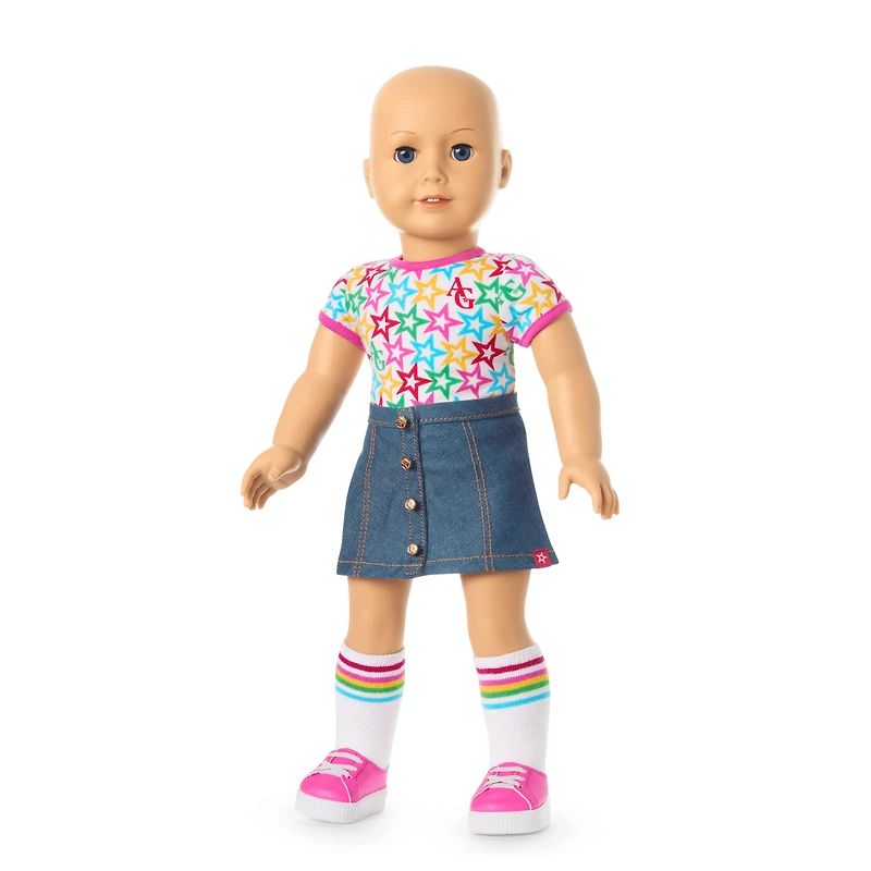 Truly Me™ 18-inch Doll #105, Puppy, Mini Backpack & Accessories AG™ Star Squad Bundle