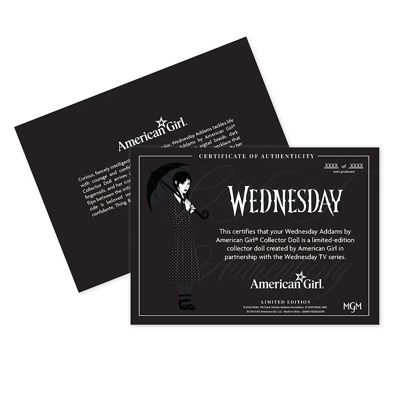 Wednesday Addams by American Girl® Collector Doll