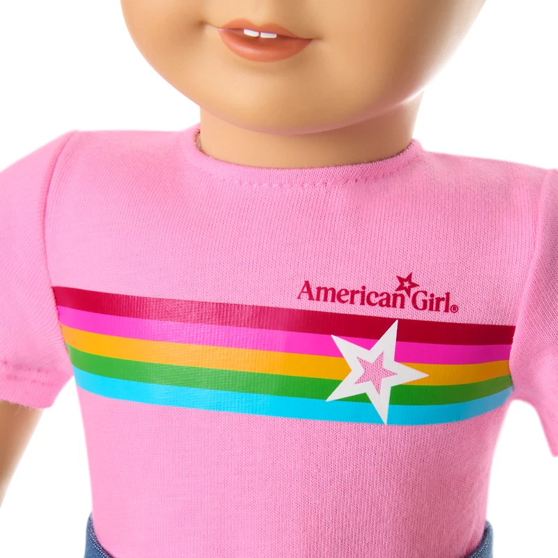 Truly Me™ 18-inch Doll #105, Puppy, Mini Backpack & Accessories AG™ Star Squad Bundle