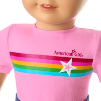 Truly Me™ 18-inch Doll #105, Puppy, Mini Backpack & Accessories AG™ Star Squad Bundle