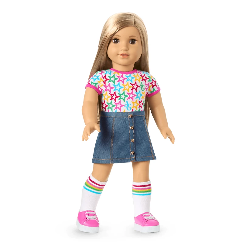 Truly Me™ 18-inch Doll #131, Puppy, Mini Backpack & Accessories AG™ Star Squad Bundle