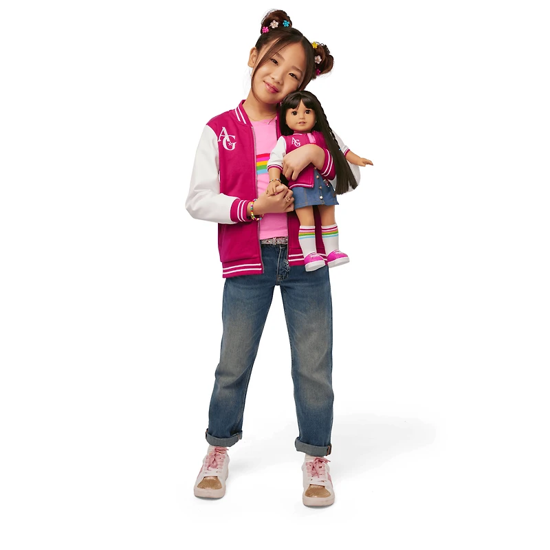 AG™ Star Squad Varsity Jacket for Girls & 18-inch Dolls