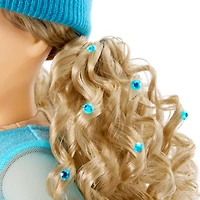 December Blue Brilliance Topaz Outfit for 18-inch Dolls