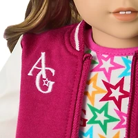 Truly Me™ 18-inch Doll #118 with curly caramel hair
