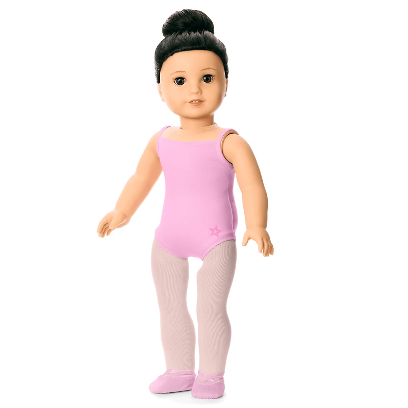 Truly Me™ #111 Doll & Dance All Day Set with wavy black-brown hair