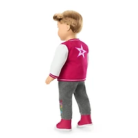 Truly Me™ 18-inch Doll #104 with straight caramel hair