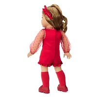 January Garnet Glam Outfit for 18-inch Dolls