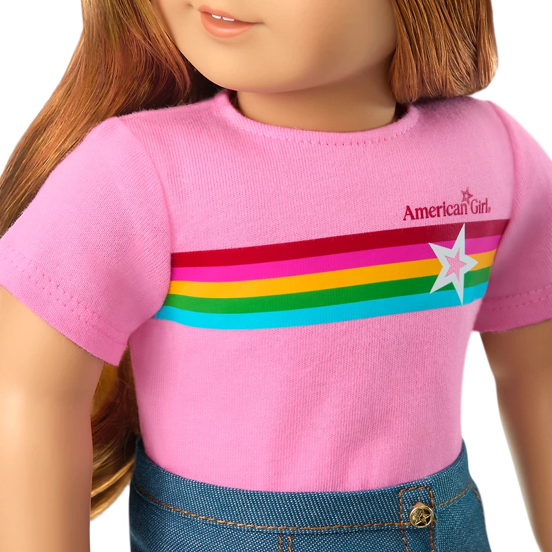 Truly Me™ 18-inch Doll #103 with wavy red hair