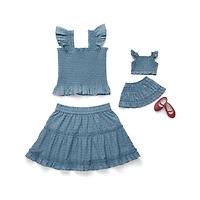 American Girl® x Hill House Home Paz Nap Set for Girls & 18-inch Dolls (Kirsten™ Print)