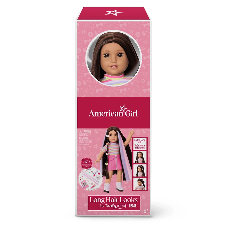 Long Hair Looks™ by Truly Me™ 18-inch Doll #134 & hair accessories