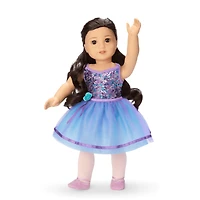 Truly Me™ #111 Doll & Dance All Day Set with wavy black-brown hair