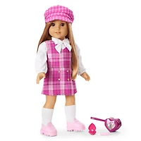 Pink & Preppy Outfit & We Heart Fashion Accessories for 18-inch Dolls