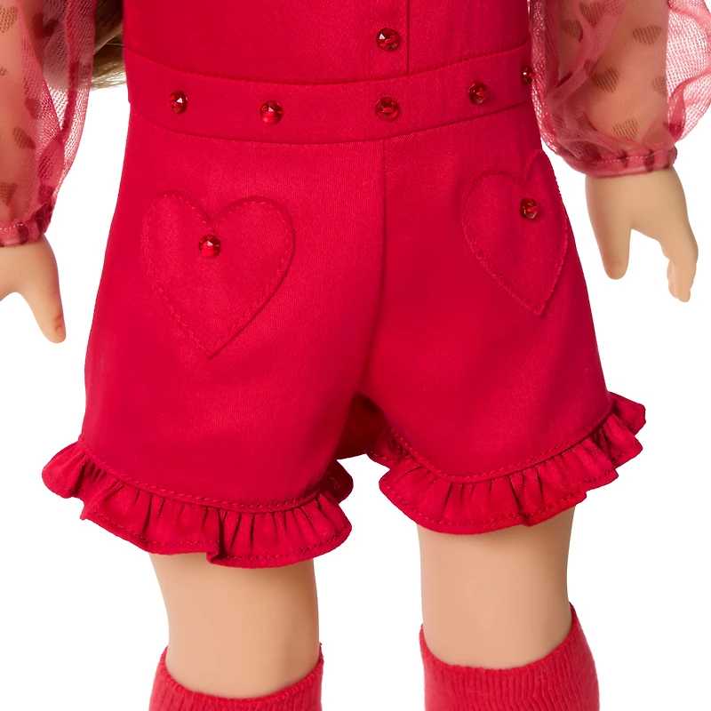 January Garnet Glam Outfit for 18-inch Dolls