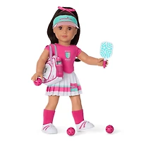 Raquel's™ Pickleball Bag & Paddle Set for 18-inch Dolls (Girl of the Year™ 2026)