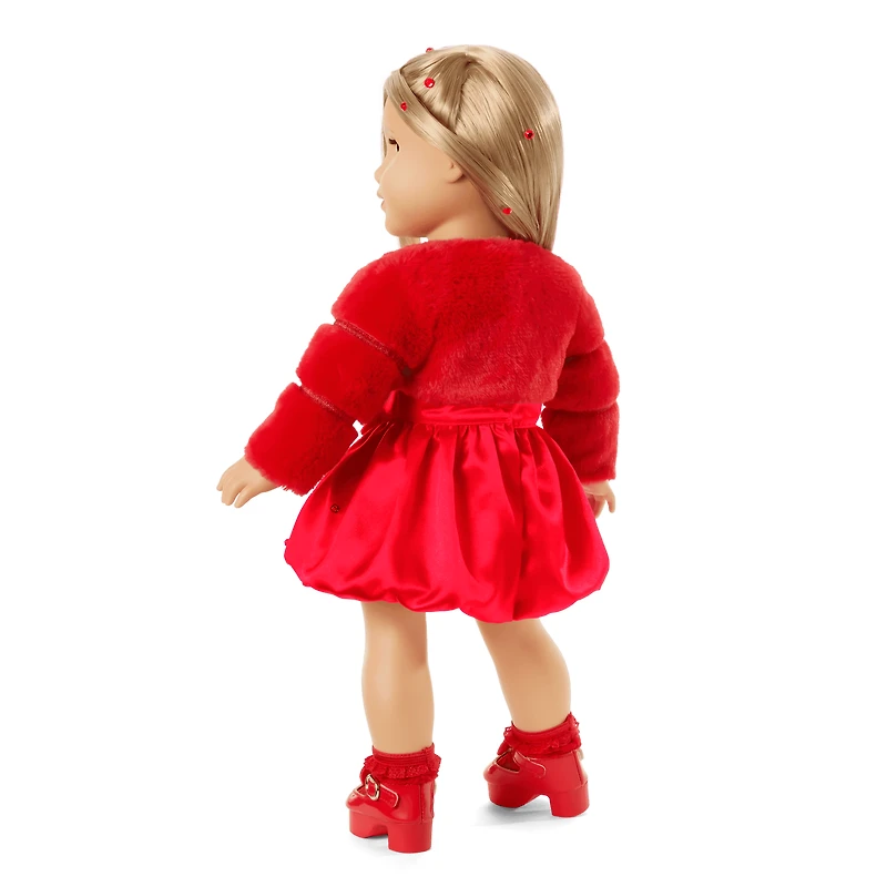 July Ruby Beauty Outfit for 18-inch Dolls
