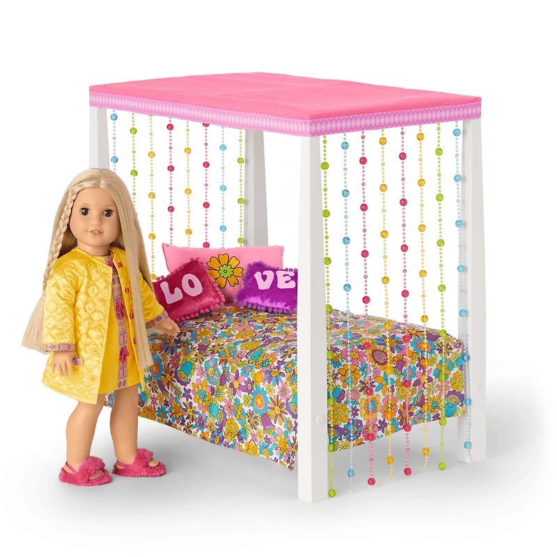Julie’s™ Groovy Bed & Bedding for 18-inch Dolls (Historical Characters)