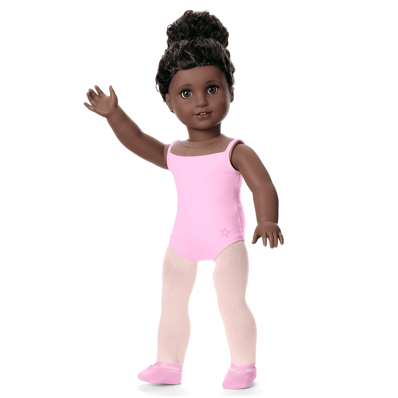 Truly Me™ #127 Doll & Dance All Day Set with curly dark-brown hair