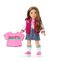 Truly Me™ 18-inch Doll #118 with curly caramel hair