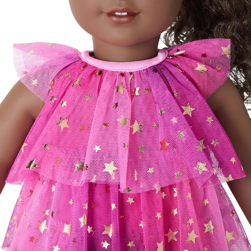 Pink Party-Ready Dresses for Girls & 18-inch Dolls