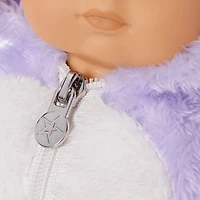 Lovable Lavender Bear One-Piece Outfit for Bitty Baby® Dolls