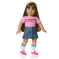 Truly Me™ 18-inch Doll #122, Puppy, Mini Backpack & Accessories AG™ Star Squad Bundle