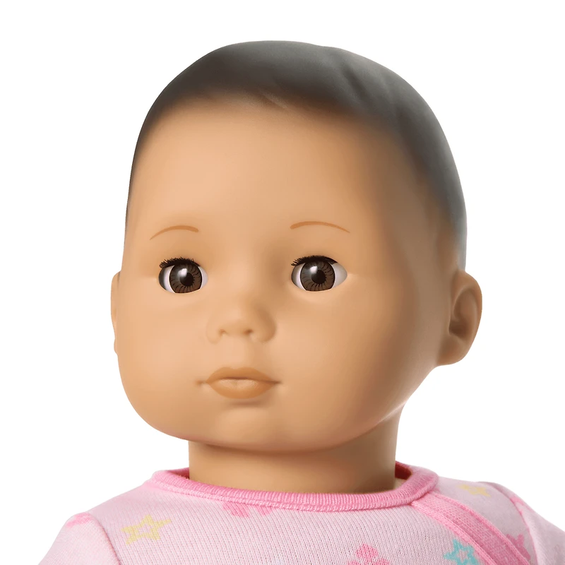 Bitty Baby® Doll #4 with black hair in Pastel