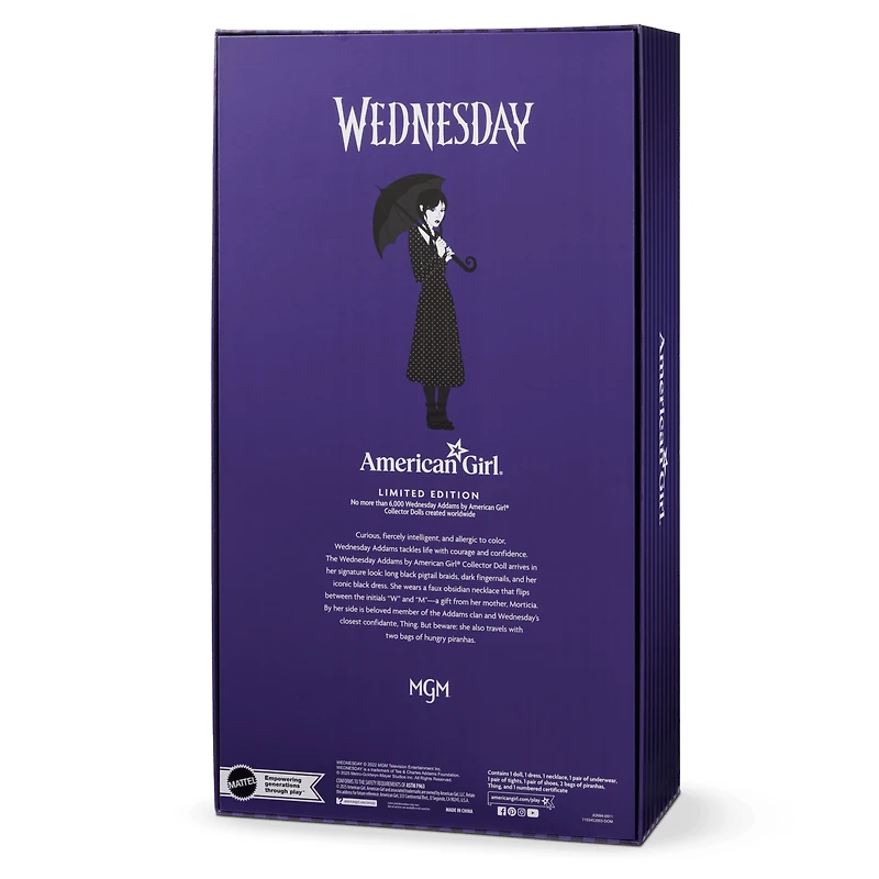 Wednesday Addams by American Girl® Collector Doll