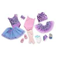 Truly Me™ #117 Doll & Dance All Day Set with wavy dark-brown hair