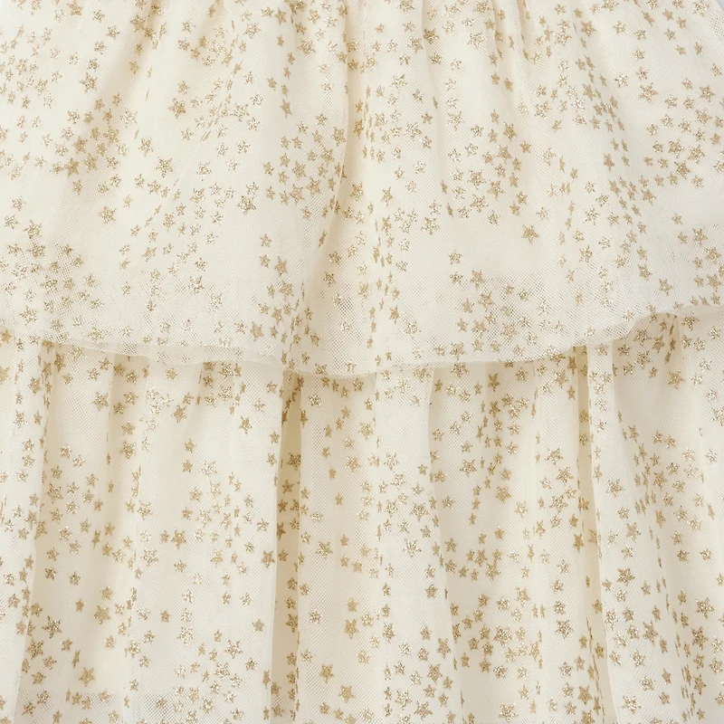 American Girl® x Janie and Jack Sparkly Cream Celebration Dress for Little Girls & Bitty Baby® Dolls