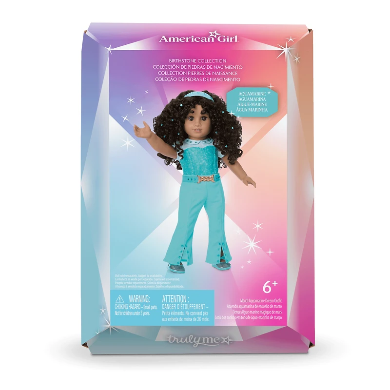 March Aquamarine Dream Outfit for 18-inch Dolls