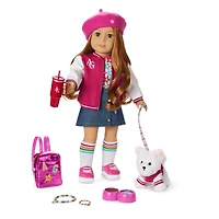 Truly Me™ 18-inch Doll #103 with wavy red hair
