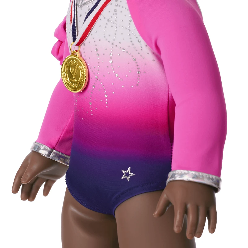 Dream Routine Gymnastics Set & Outfit for 18-inch Dolls