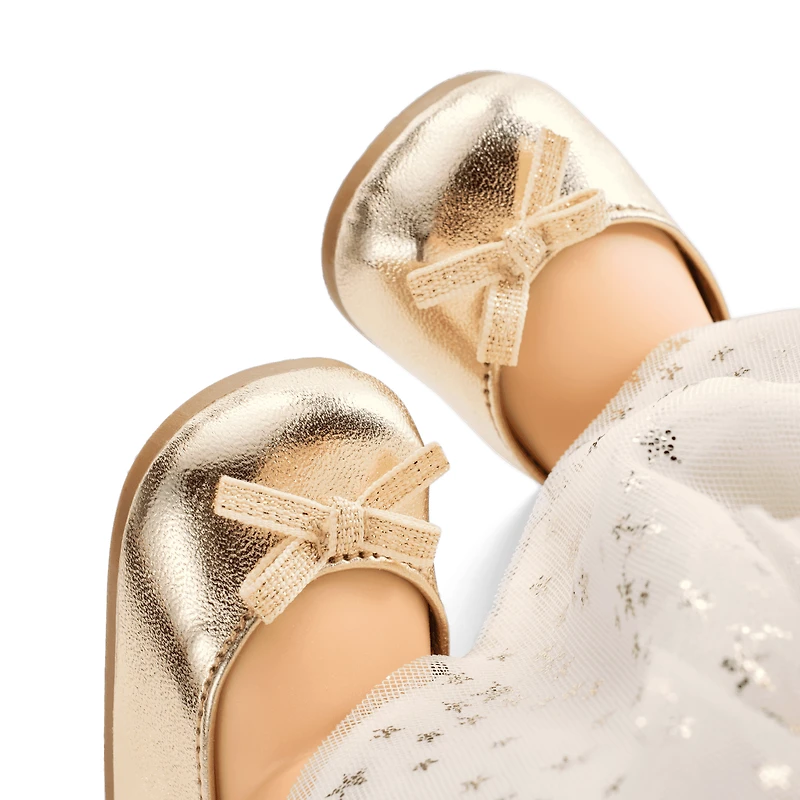 American Girl® x Janie and Jack Sparkly Cream Celebration Dress for Little Girls & Bitty Baby® Dolls