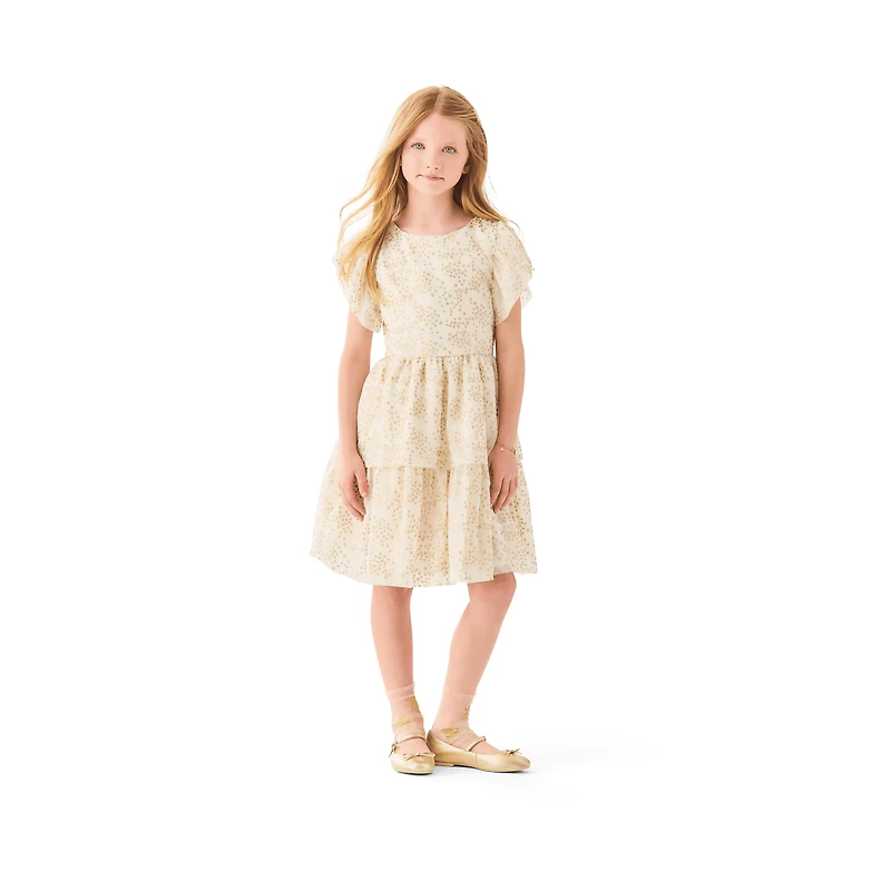 American Girl® x Janie and Jack Sparkly Cream Celebration Dress for Girls & 18-inch Dolls