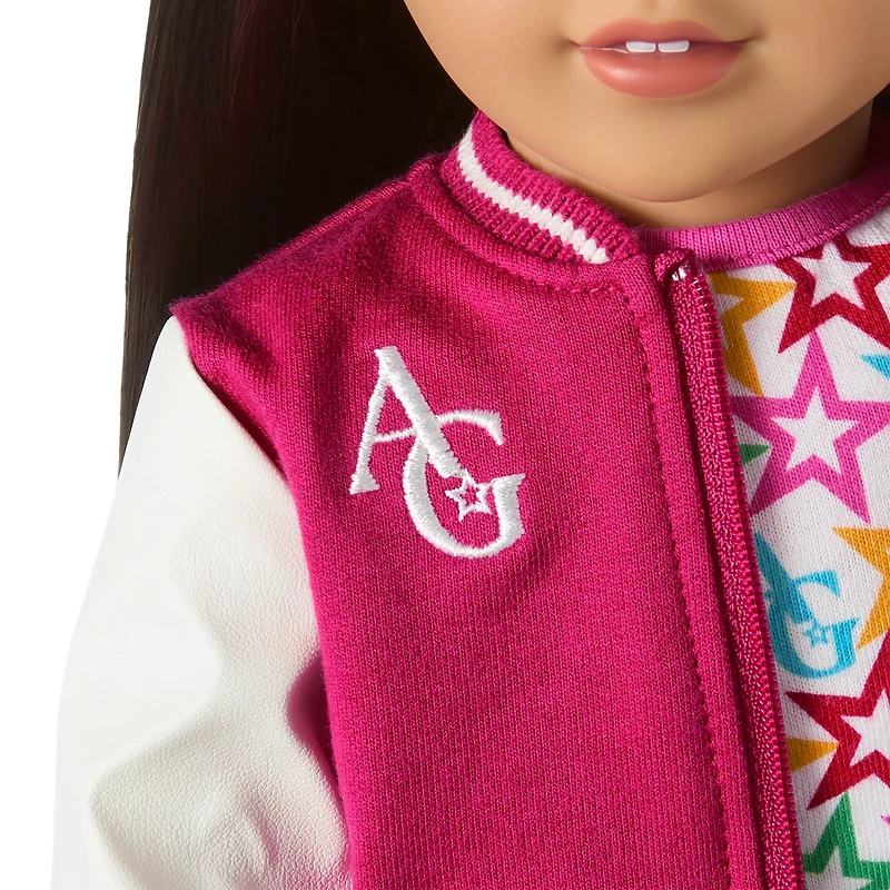 Truly Me™ 18-inch Doll #124, Puppy, Mini Backpack & Accessories AG™ Star Squad Bundle