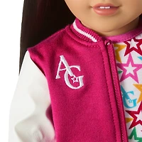 Truly Me™ 18-inch Doll #124, Puppy, Mini Backpack & Accessories AG™ Star Squad Bundle