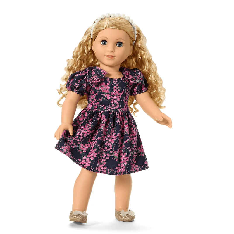 American Girl® x Janie and Jack Rosy Cascade Party Dress for Girls & 18-inch Dolls