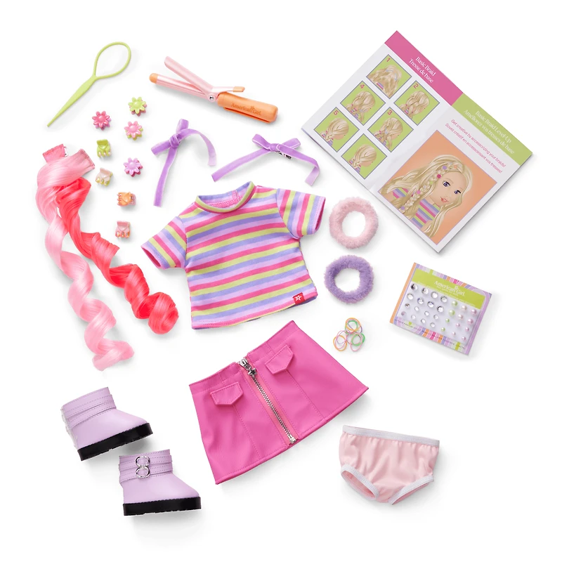 Long Hair Looks™ by Truly Me™ 18-inch Doll #133 & hair accessories