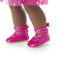 Pink Party-Ready Dresses for Girls & 18-inch Dolls