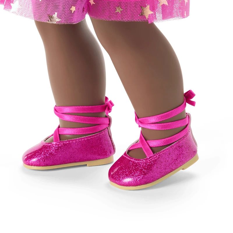 Pink Party-Ready Dress for 18-inch Dolls