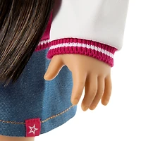 Truly Me™ 18-inch Doll #130 with straight black-brown hair