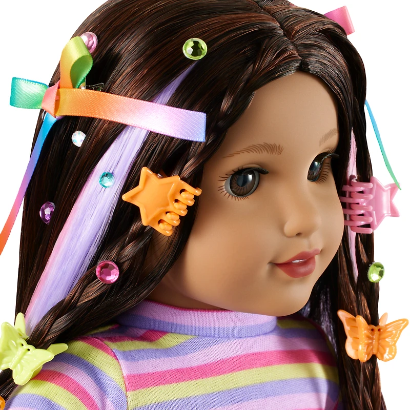 Long Hair Looks™ by Truly Me™ 18-inch Doll #134 & hair accessories