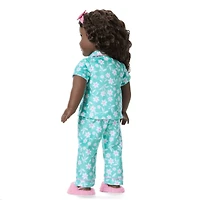 Flower Fun PJs for Girls & 18-inch Dolls