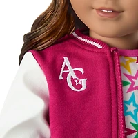 Truly Me™ 18-inch Doll #117 with wavy dark-brown hair