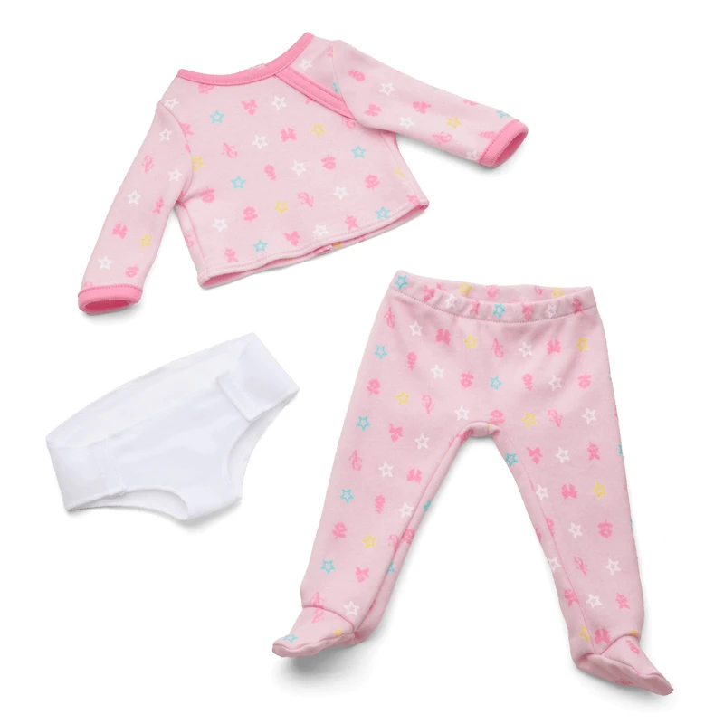 Bitty Baby® Doll #3 with blonde hair in Pastel