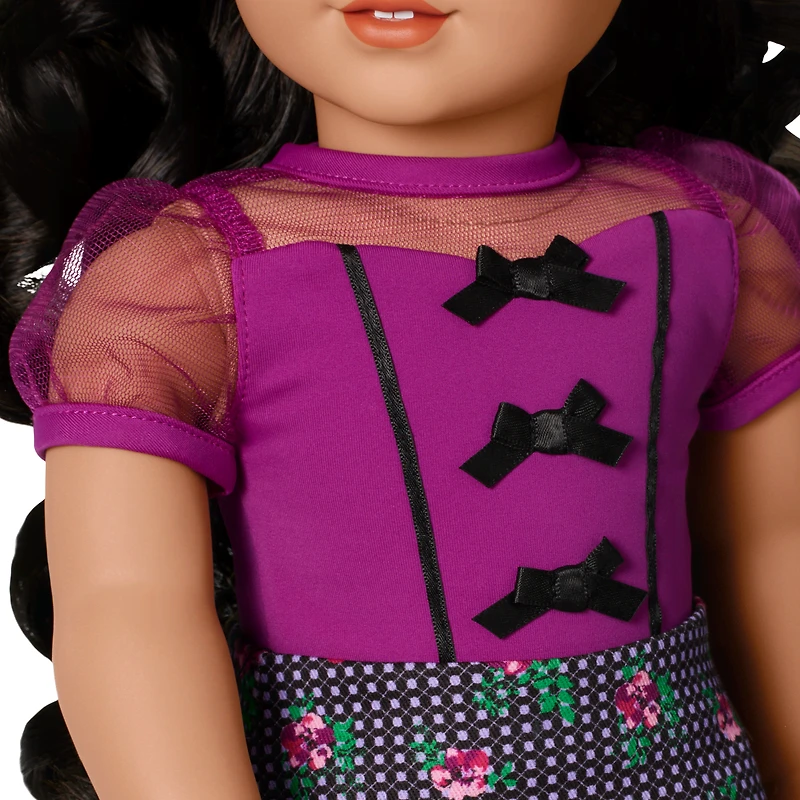 Bows & Blooms Outfit for 18-inch Dolls