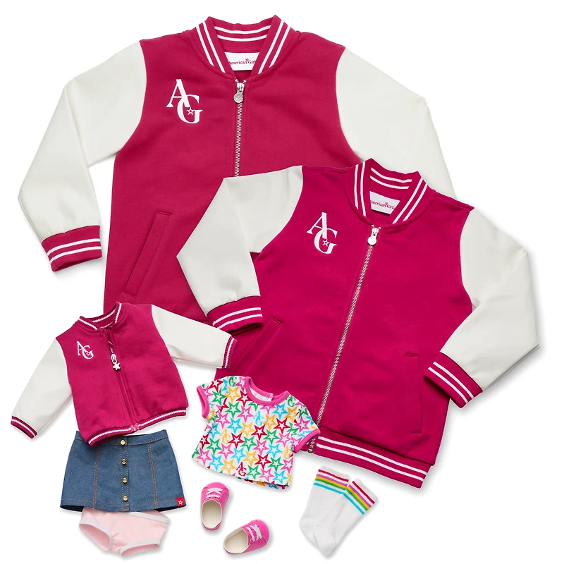 AG™ Star Squad Varsity Jacket for Girls