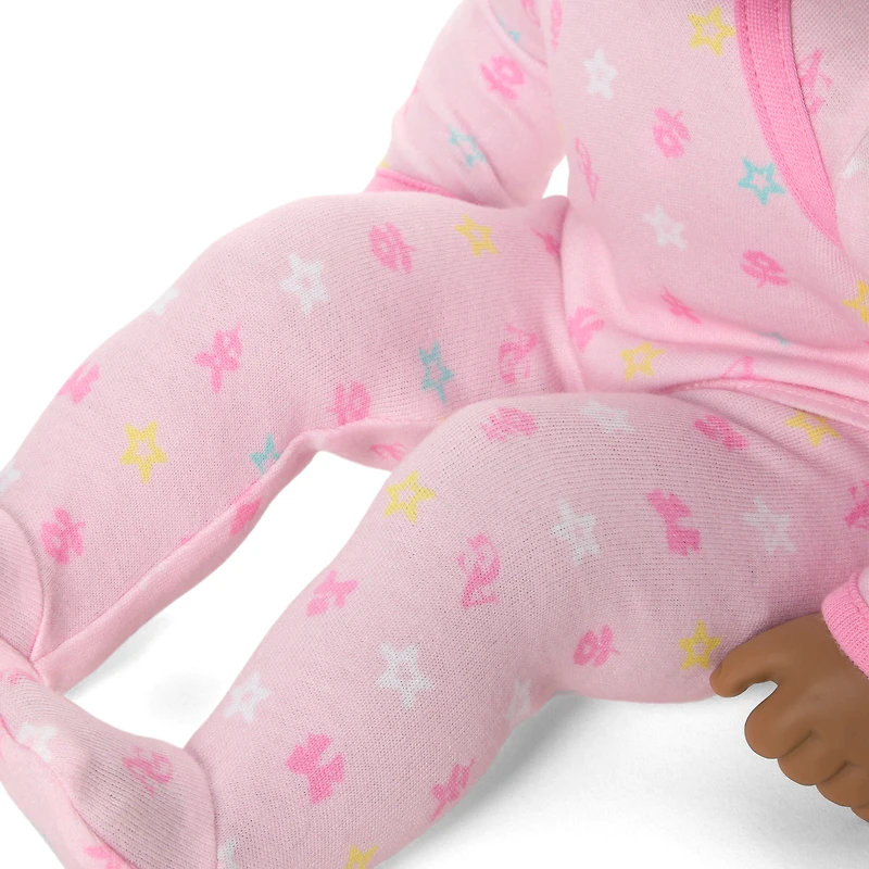 Bitty Baby® Doll #1 with black hair in Pastel